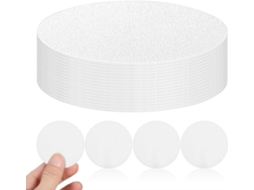Pacote com 20 Placas Difusoras Redondas de Policarbonato para Luminárias de Embutir Led, com Proteção Antirreflexo. SFUSHOS