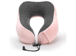 Travesseiro De Viagem Em Espuma Viscoelástica Para Pescoço E Região Cervical, Ideal Avião, Carro, Escritório Cochilos. Formato U. Aquaforge