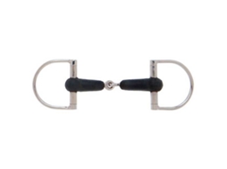 Borracha-Ring Snaffle D Prateado 12.5 Cmsefton
