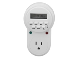 Mini Temporizador Mecânico Para Tomadas Internas Eletrônico De 7 Dias
