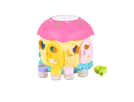 Classificador Fantástico Cogumelo Casa Qx 91171e Rosa Moni Toys Moni Toys