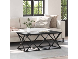 Vidaxl Mesa De Centro Carvalho Preto 100 X 49 X 40 Cm