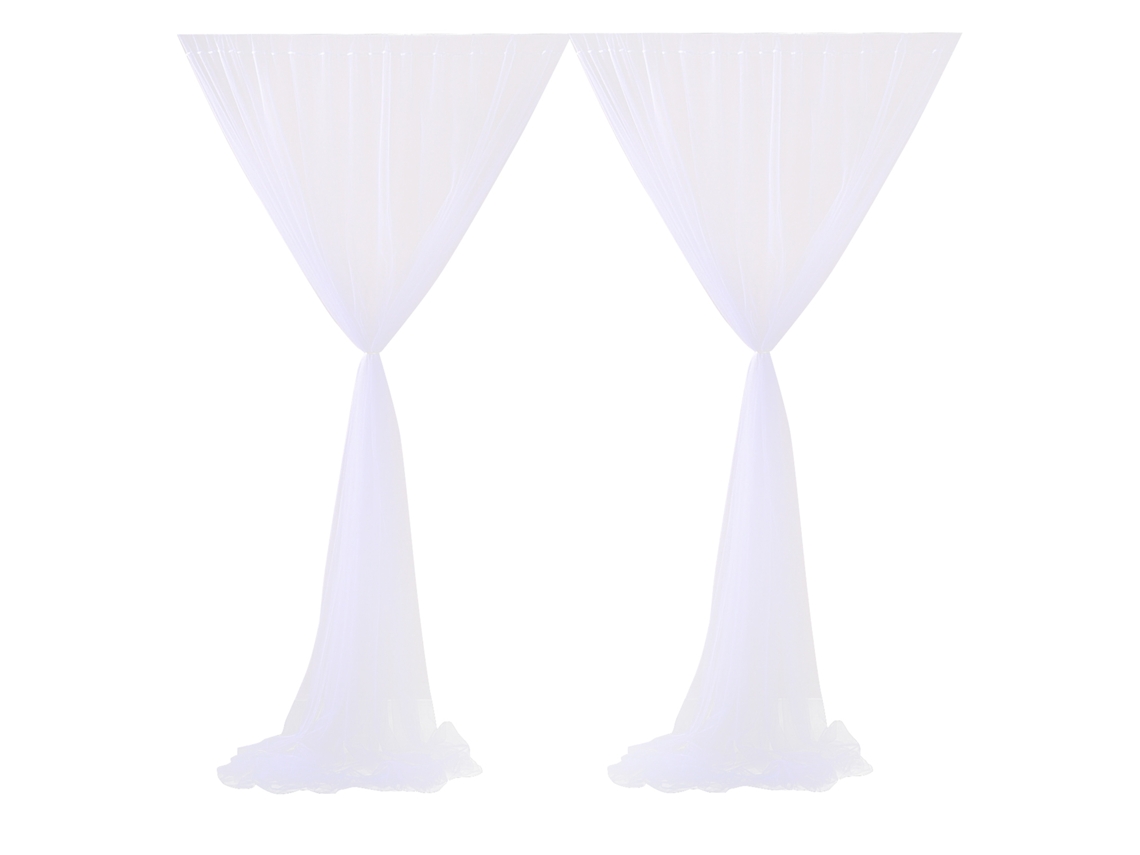 Cortinas De Malha Semi-transparentes De Nylon Eoocoo