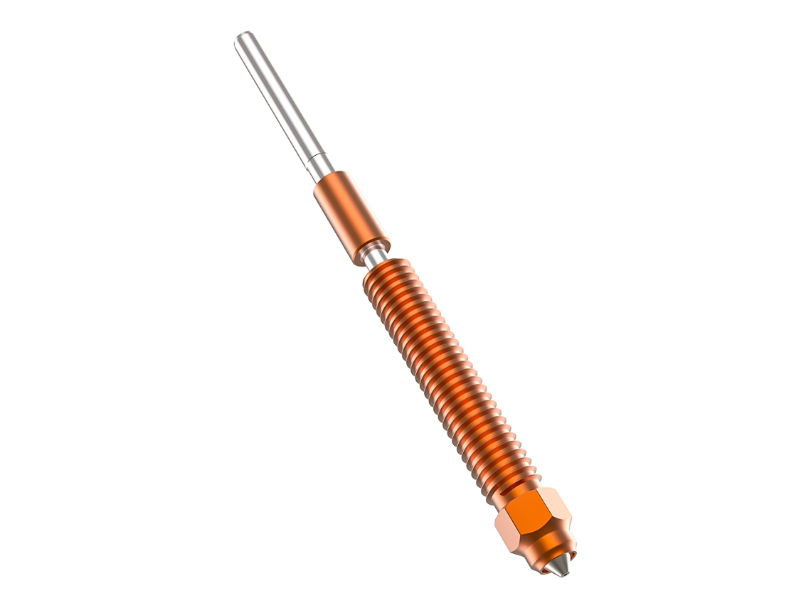 Bico De Impressora 3d Creality K2 Plus Unicorn 0.6mm Aço Todo-metal Para Pla Abs Petg Tpu Pp Pc