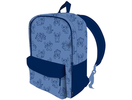 Mochila Silhueta Stitch Azul 41 Cm Arditex