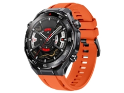 Bracelete para Huawei Watch Ultimate 2 Silicone Esportivo Fivela Preta Laranja XIAOMOYU