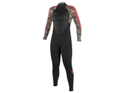 Terno de Neoprene Manga Longa com Zíper Nas Costas Epic 5/4 Preto 8O´Neill Wetsuits