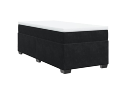 Box Spring Bed, Box Spring Beds Vidaxl Preto Veludo (90 X 190 Cm)