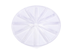 Protetor de salpicos S/MARCA para batedeira com lâminas raspadoras transparente