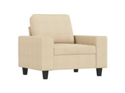 Sofa Chair, Sofa Chairs Vidaxl Creme Tecido (n/a)