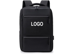 Mochila Masculina Para Laptop Com Logotipo Personalizado, Grande Capacidade, Ideal Trabalho, Viagens