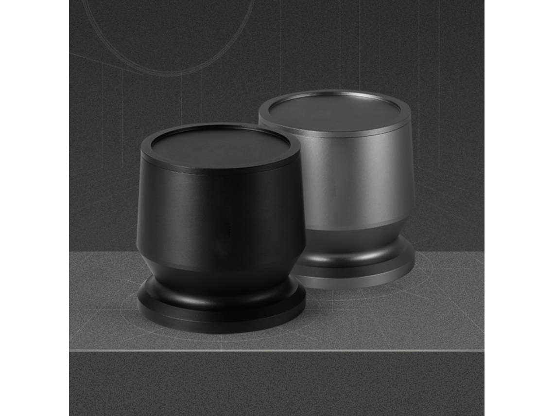 Receptor De Pó De Café Laxiscreed 58mm Em Inox 304, Com Tampa E Calibre Largo