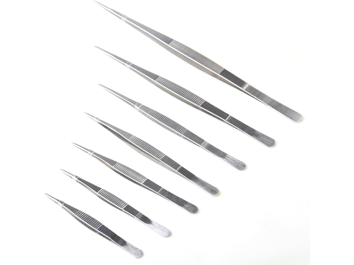 Pinça Para Churrasco Em Aço Inoxidável, Resistente À Corrosão E Com Baixo Magnetismo, Na Cor Prata, Ideal Para