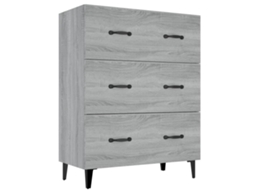 Sideboard, Sideboards Vidaxl Cinzeto Madeira Processada (n/a)