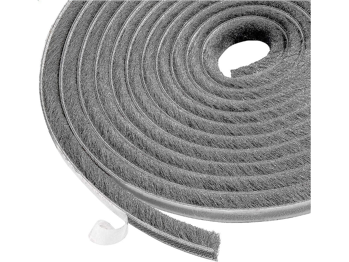 Faja de Pincel Autoadesiva, Resistente ao Vento e Poeira, 9mm x 9mm, 10m, Cinza | S/MARCA