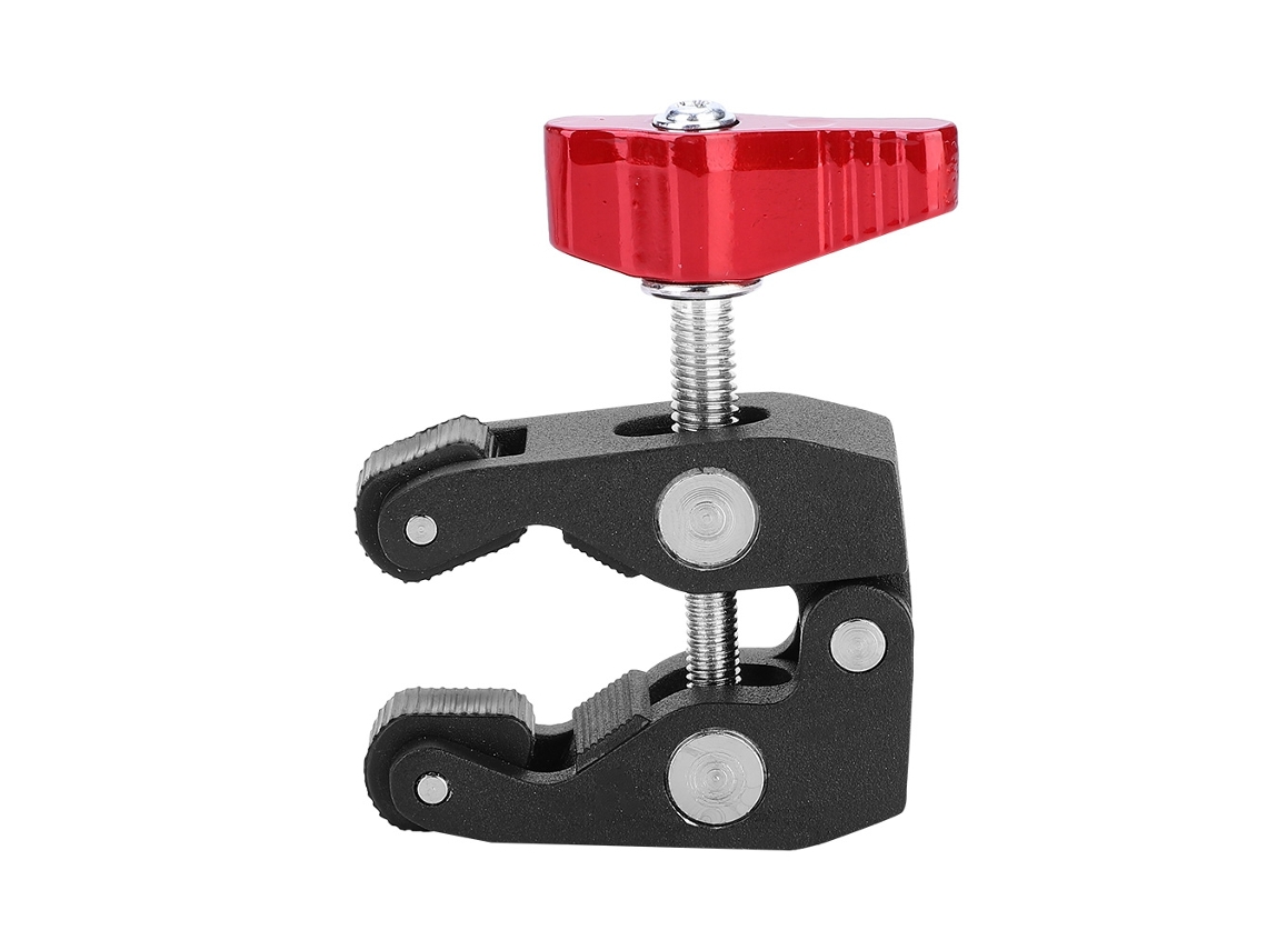 Aluminum Alloy Articulating Magic Arm Mount Clamp 1/4'' 3/8'' Clip Photography Accessory LAXISCREED
