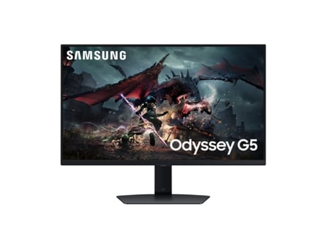 Monitor Gaming SAMSUNG Odyssey G5 G50D (Preto - Flicker free - 27' - Quad HD - Tomada EU)