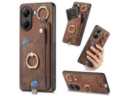 Capa De Celular Estilo Bolsa Com Anel E Alça Para Pendurar