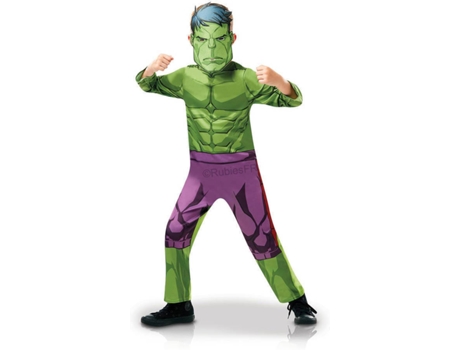 RUBIES - Fato de Menino  Avengers: Hulk (Tam: 7-8 anos) Fato de Menino  Avengers: Hulk (Tam: 7-8 anos)