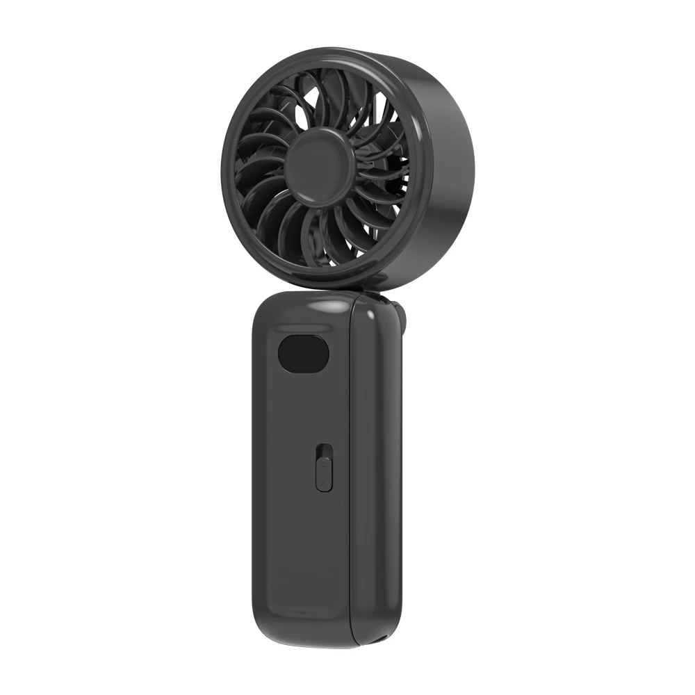 (preto) Ventilador Portátil De Mão Com Carregamento Usb Para Resfriamento Pessoal