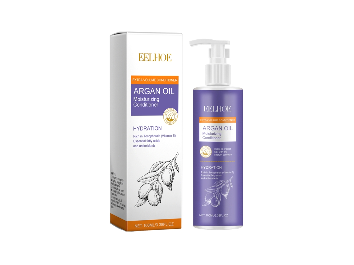 Condicionador Eelhoe com Óleo de Argan para Reparar Pontes Secas e Controlar Frizz LAXISCREED