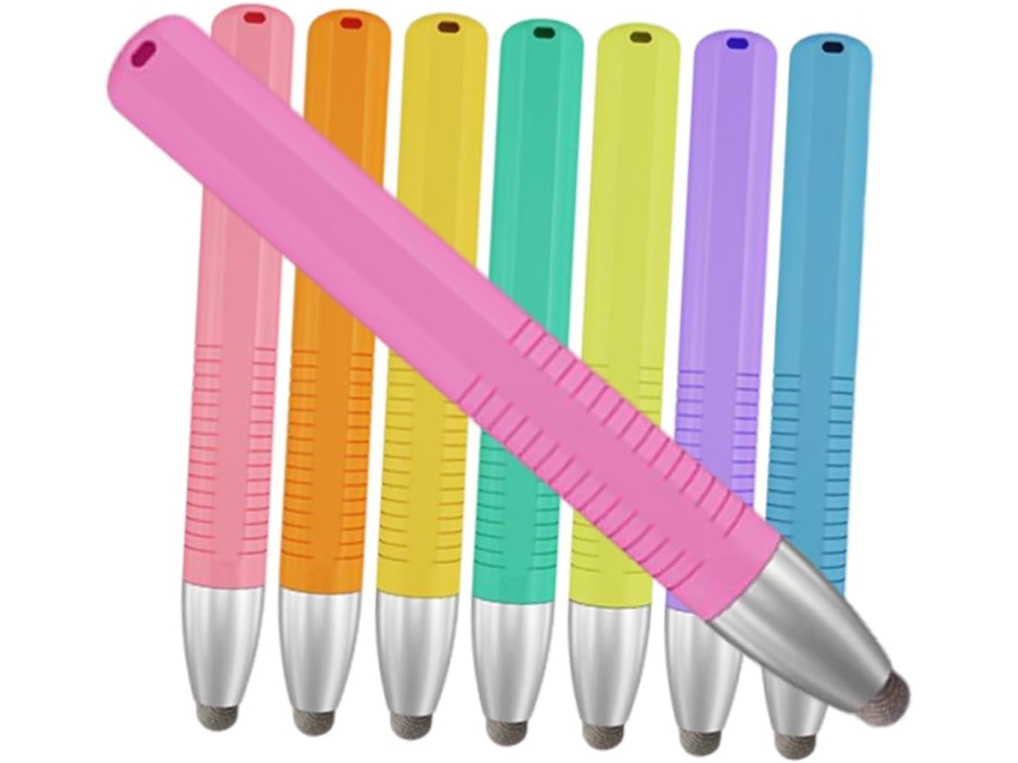 Conjunto De 8 Canetas Stylus Para Telas Sensíveis Ao Toque De Tablets E Smartphones, Ideal Para Estudantes E Artistas. Conjunto De 8 Ca Gokoco
