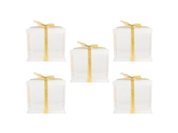 Caixa De Embalagem De Bolo 5pcs Allinless