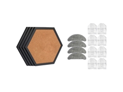 12 peças para roidmi eve plus robô aspirador de pó saco pano mop & 4 pacotes placa de cortiça, placas de cortiça