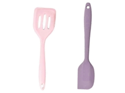 Conjunto De 2 Mini Utenslios De Cozinha Esptulas De Silicone Nostalgia88