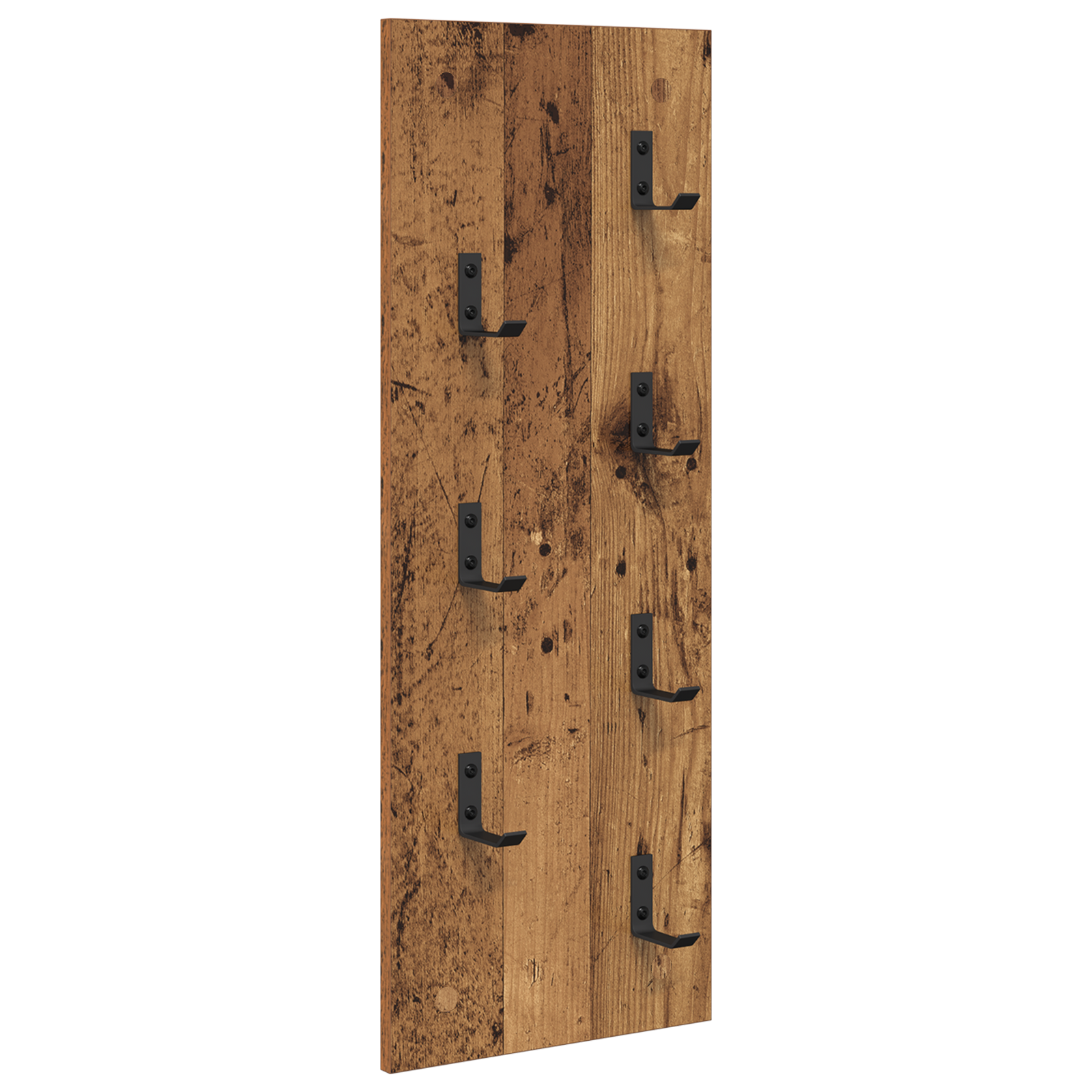 Conjunto 1 Cabideiro De Parede Vidaxl Castanho Derivados De Madeira (30 X 1,5 X 80 Cm)