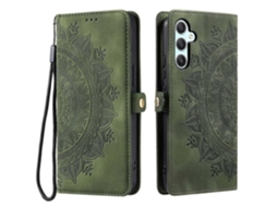 Capa Estilo 016 Compatível Com Samsung Galaxy S23 Fe Skin Feel Totem Com Estampa De Carteira Em Couro Pu, Multicolorida