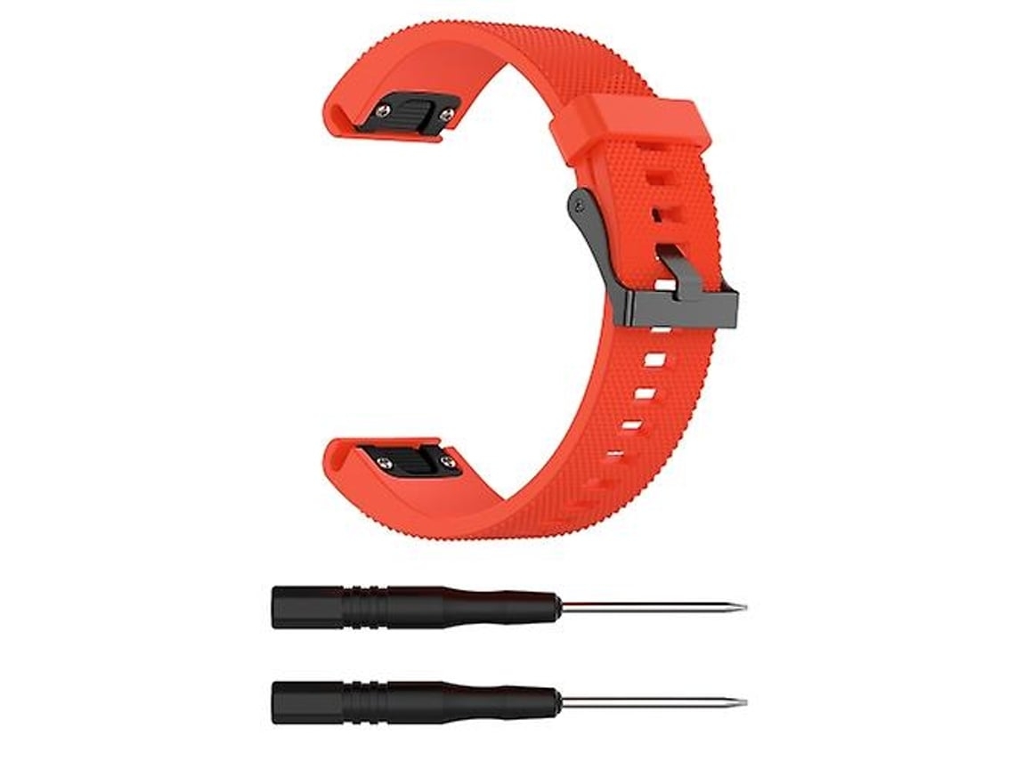 Lurelia Pulseira De Silicone Garmin Fenix 5s 20mm Laranja