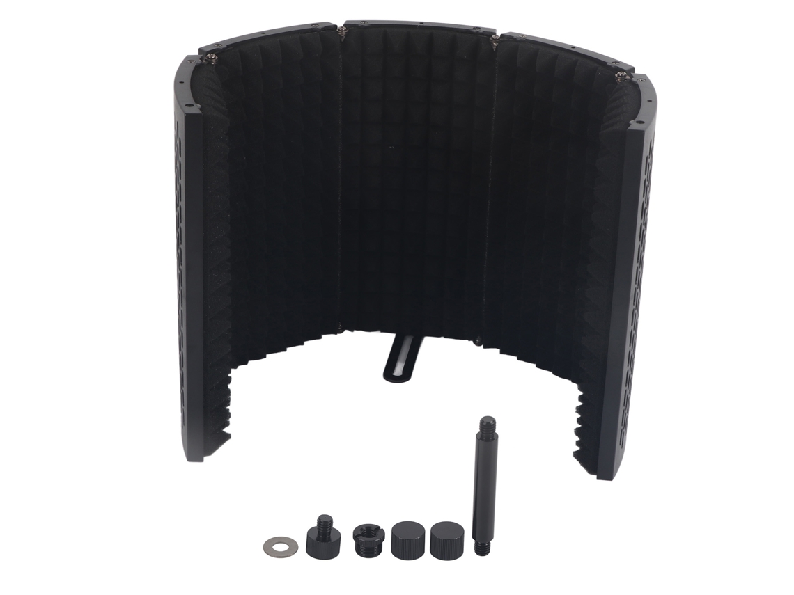 Protetor de Isolamento Mali para Microfone com espuma absorvente de som para estúdio com marca