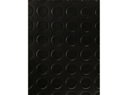 Jardin202 - Suelo Vinílico Pvc Circulos Negro 2x25 Metros | 2x25 Metros ()