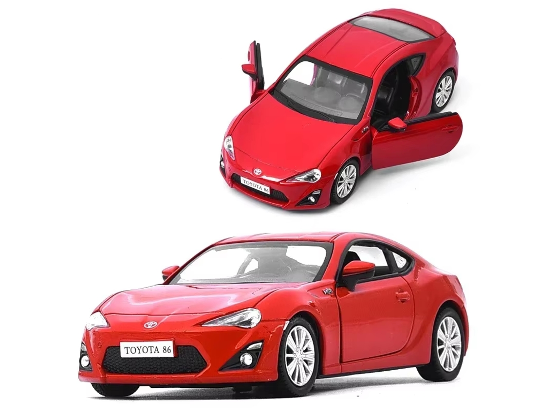 (vermelho) Toyota Gt 86 Scion Fr-s Rmz City Series, Modelo Em Metal Fundido, Escala 1/36
