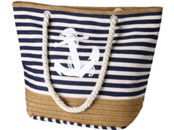 Bolsa de Praia Grande Feminina, Verão, Sacola Compras, Tamanho P AQUAFORGE