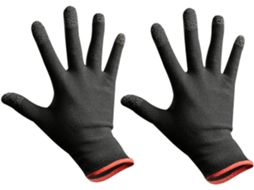 Lurelia Luvas Gaming Para Ecrã Tátil Fibra Prateada, Antiderrapante, Respirável, Sensível Ao Toque, Leve, Para Gaming Móvel E Ecrãs Táteis