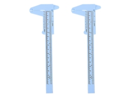 2pcs Régua De Medição De Sobrancelha Allinless
