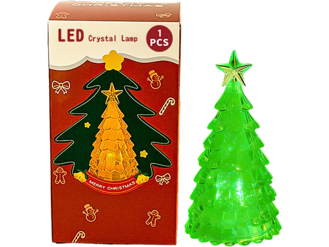 Luminária De Natal Led Em Formato Árvore, Decoração