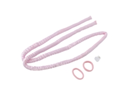 Set De Rizos Sem Calor Rosa - Rizos Diy Para Dormir, Confort E Fácil De Transportar