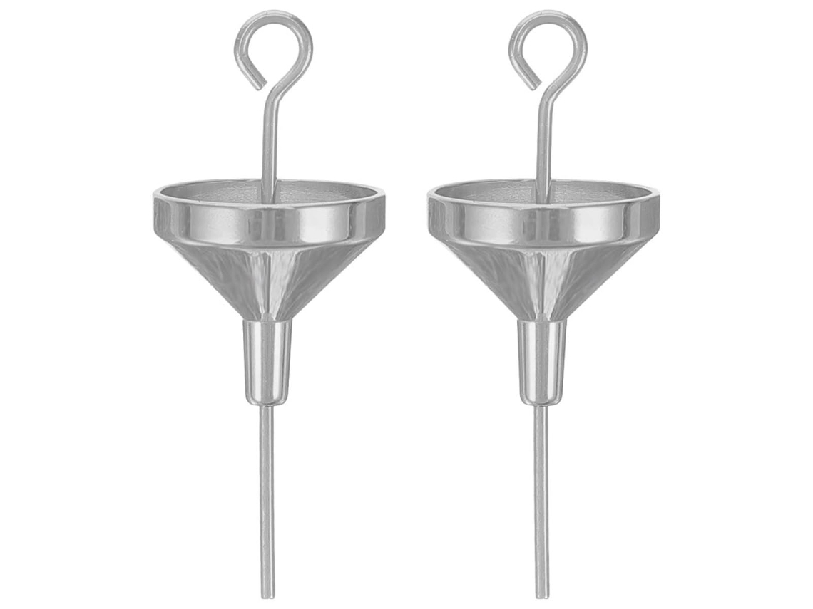 Mini Funis De Aço Inoxidável Para Perfume, 2 Unidades