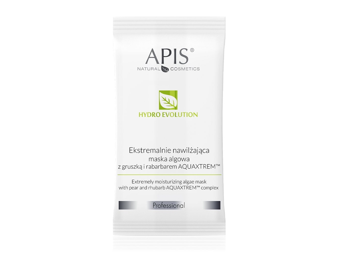 Máscara De Algas Extremamente Hidratante Apis Hydro Evolution Com Pêra E Ruibarbo Aquaxtrem 20g