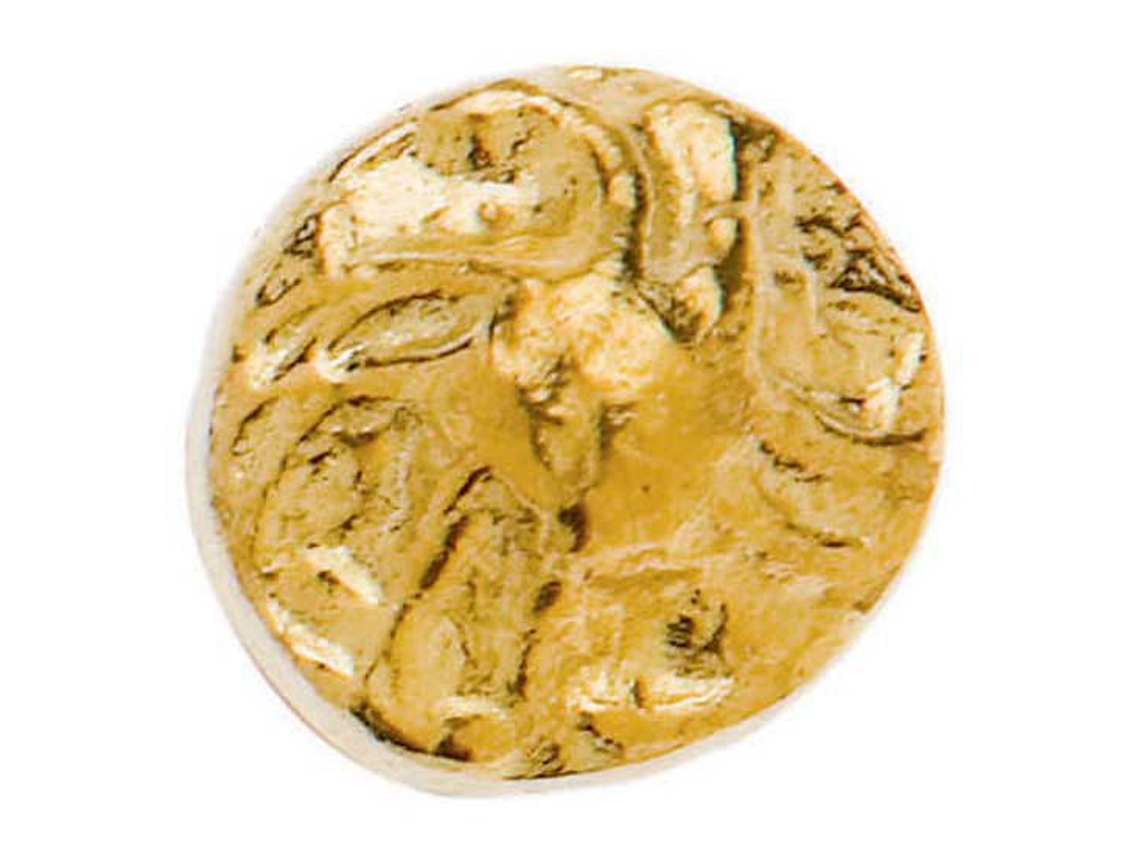 Grande Ornamento de Botão Português Dourado Douradohispano Hipica