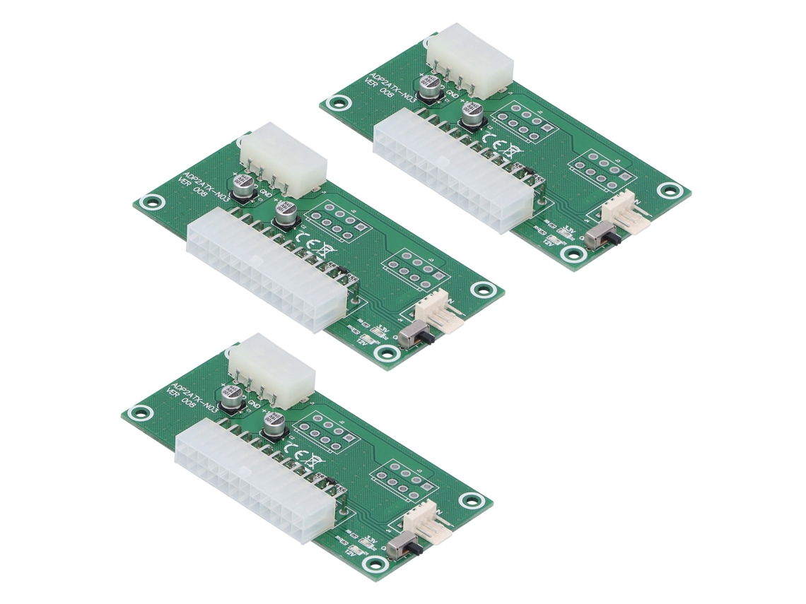 Laxiscreed Adaptador De Computador Multi-potência Com Conexão De 24 Pinos