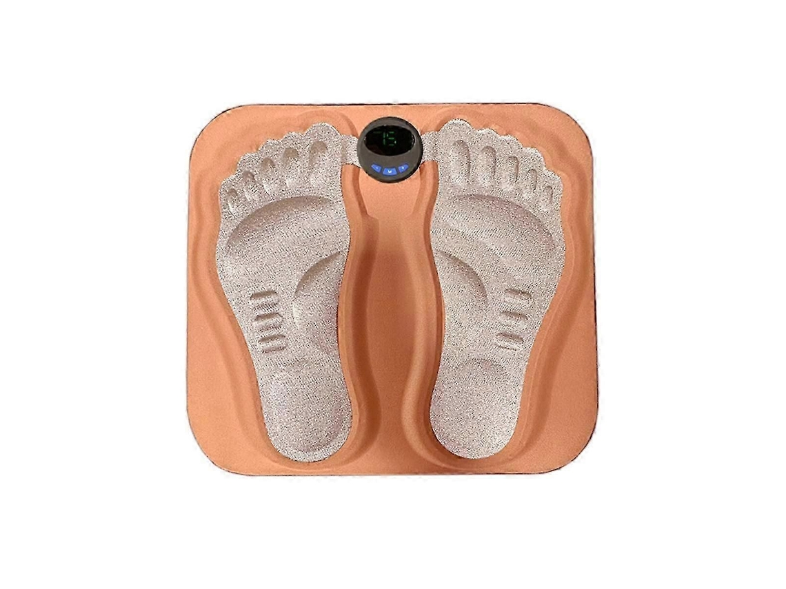 Tapete Massageador De Pés 3d Dobrável Para Panturrilha Com 6 Modos E 15 Níveis Estimulação Muscular Por Eletroesti Mulação. Relaxa Os Músculos.