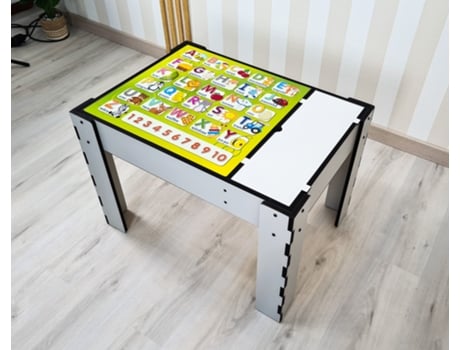Mesa Infantil com Caixa de Areia Iluminada Cinza DANNYFUNNY