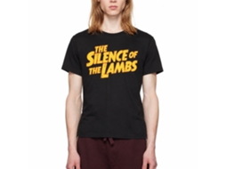 Rockinstone Silence Of The Lambs Movie Retrologo Black Adult T-shirt Size:l