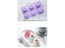 Lurelia Molde Para Sabonete, Em Silicone, Para Bolo E Sabonete