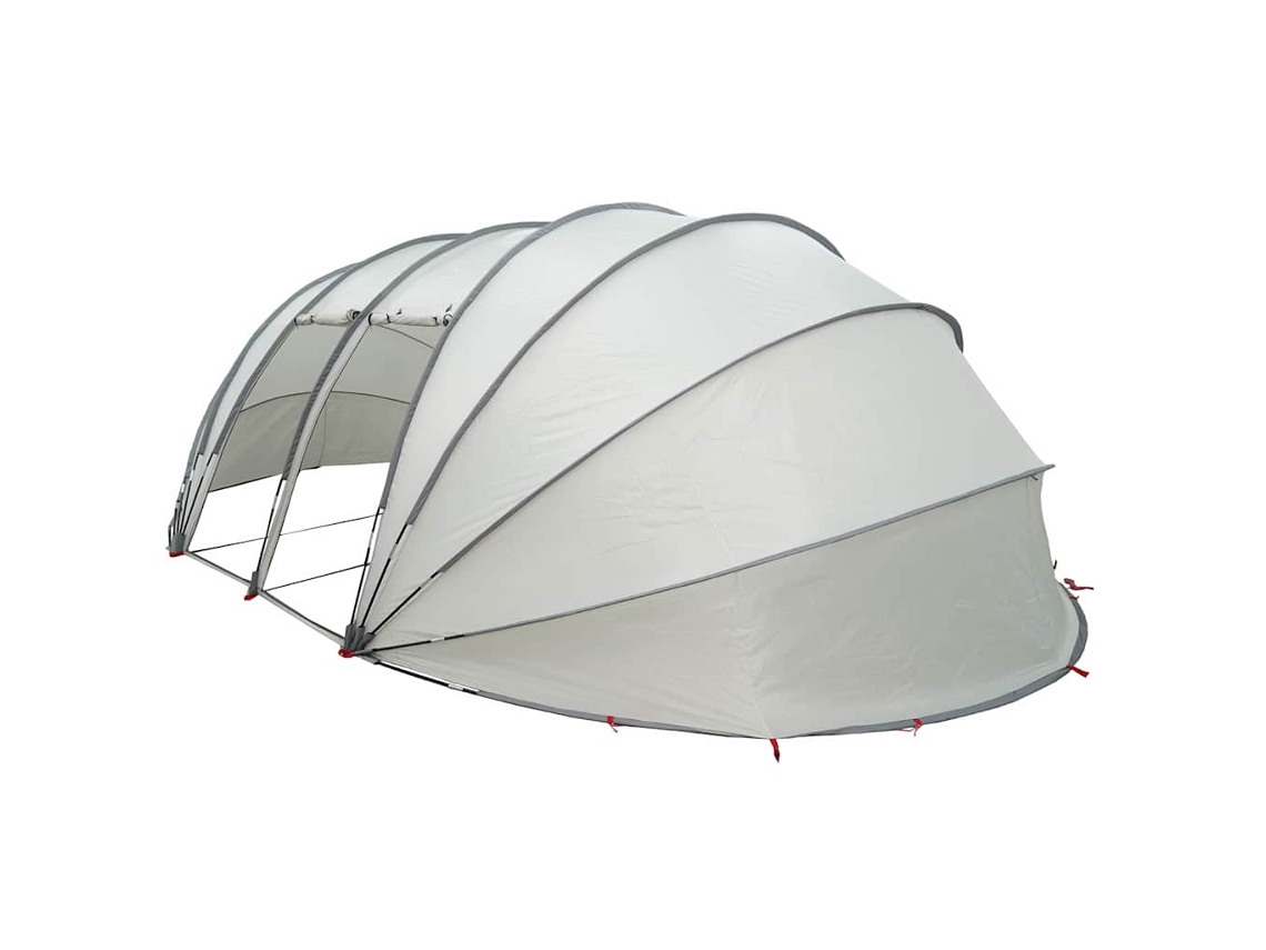 Conjunto 1 Tenda De Piscina Domo Vidaxl Cinzento Poliéster (538 X 440 X 204 Cm)