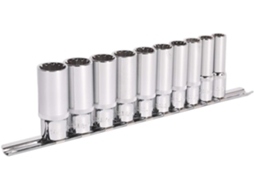 Ak69910d Pacote Com 10 Soquetes Profundos De 3/8" - Total